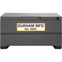 Boîte de rangement pour le chantier, 48" x 24" x 27-13/16", Acier, Gris TGS INDUSTRIEL