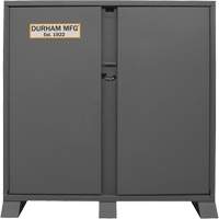 Armoire de rangement avec tablettes pour le chantier, Acier, 47,5 pi³, Gris TGS INDUSTRIEL