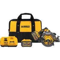 Ensemble scie circulaire sans fil Flexvolt Max** avec frein &eacute;lectrique, 7-1/4", 60 V TGS INDUSTRIEL