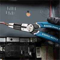 Klein-Kurve&reg; Heavy-Duty Wire Stripper, Cutter & Crimper Multi-Tool, 8-1/4" L, 8 - 20 AWG TGS INDUSTRIEL