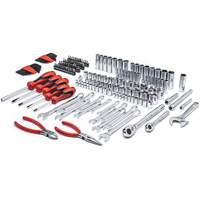 Jeu d'outils m&eacute;triques/SAE de qualit&eacute; professionel &agrave; 6 pans et &agrave; prise 3/8" TGS INDUSTRIEL