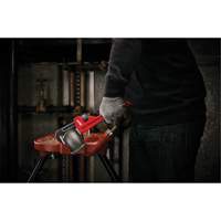 Cl&eacute; &agrave; tuyau, Cap des m&acirc;choires 1-1/2", Longueur 10", Fini Rev&ecirc;tement en poudre, Prise Ergonomique TGS INDUSTRIEL