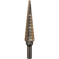 Foret &eacute;tag&eacute;, 1/8"/#1 - #1/1/2", Incr&eacute;ments de 1/32", Acier rapide au cobalt TGS INDUSTRIEL