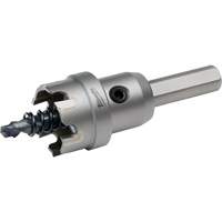 One-Piece Carbide Hole Cutters, 1", 3/16" Depth of Cut TGS INDUSTRIEL