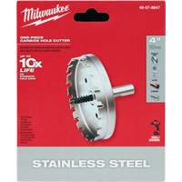 One-Piece Carbide Hole Cutters, 4", 3/16" Depth of Cut TGS INDUSTRIEL