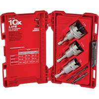 One-Piece Carbide Hole Cutter Set, 4 Pieces, Carbide TGS INDUSTRIEL