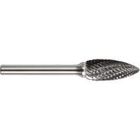 DRILLCO Magnum Double Cut Solid Carbide Burr, SF-1, 1/4" Dia., 5/8" Depth of Cut TGS INDUSTRIEL