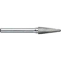 DRILLCO Magnum Double Cut Solid Carbide Burr, SL-3, 3/8" Dia., 1/4" Shank, 1-1/16" Depth of Cut TGS INDUSTRIEL