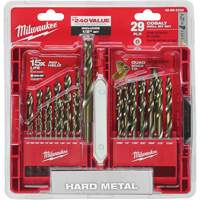 Red Helix Drill Bit Set, 29 Pieces, Cobalt TGS INDUSTRIEL