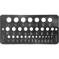 Gabarit de diam&egrave;tres pour foret fractionnaires Drillco TGS INDUSTRIEL