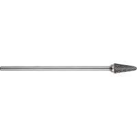 DRILLCO Double Cut Ballnose Cylinder Burr, SL-1L6 TGS INDUSTRIEL