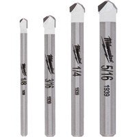Natural Stone Bit Set, 4 Pieces, Carbide TGS INDUSTRIEL