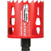 Wood & Metal Hole Saw, 2-11/16", 2-3/8" Depth of Cut, Carbide TGS INDUSTRIEL