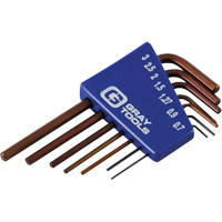 Hex Key Set, 7 Pcs., Metric TGS INDUSTRIEL