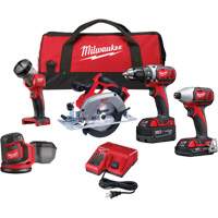 M18 5-Tool Combo Kit, Lithium-Ion, 18 V TGS INDUSTRIEL