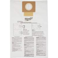 Sacs &agrave; poussi&egrave;re molletonn&eacute;s, 6 gal. US TGS INDUSTRIEL