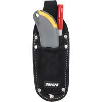 Utility Pouch, Knife Holder, Leather, 3 Pockets TGS INDUSTRIEL
