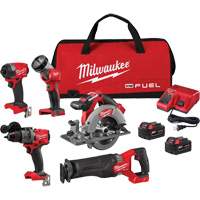 M18 Fuel 5-Tool Combo Kit, Lithium-Ion, 18 V TGS INDUSTRIEL