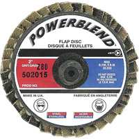 PowerBlend Roll-On Flap Disc, 2" x Type R, Z80 Grit TGS INDUSTRIEL
