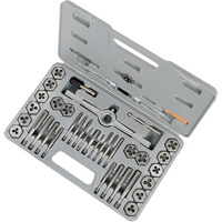TD40A Premium SAE Alloy Tap & Die Set, 40 Pieces TGS INDUSTRIEL