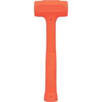 Compo-Cast&reg; Standard Soft Face Hammer, 18 oz. Head Weight, Plain Face, 29" L TGS INDUSTRIEL