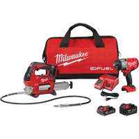 M18 Fuel HTIW with Friction Ring & Grease Gun Combo Kit, Lithium-Ion, 18 V TGS INDUSTRIEL