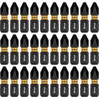 Jeu de forets &agrave; chocs FLEXTORQ 30 mcx, Phillips, #2, Prise 1/4" TGS INDUSTRIEL