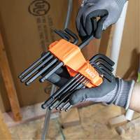 L-Style Long Ball-End Hex Key Set, 10 Pcs., Metric TGS INDUSTRIEL