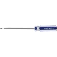 Tournevis &agrave; fente bleu transparent avec bandes, Tige de 5/16", Ronde, Prise en Plastique TGS INDUSTRIEL