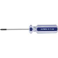 Blue Transparent Striped Philips Screwdriver, #0, Plastic Handle TGS INDUSTRIEL