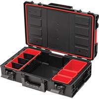 Arx Small Toolbox, 23" x 15" x 7-1/2", Black TGS INDUSTRIEL