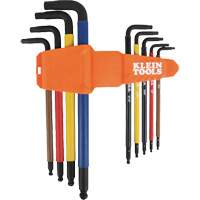 Colour-Coded Extra-Long L Style Hex Key Caddy Set, 9 Pcs., Imperial TGS INDUSTRIEL