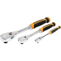 90-Tooth Dual Material Teardrop Ratchet Set TGS INDUSTRIEL