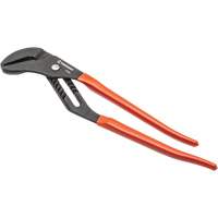 Pinces bouvet&eacute;es avec manche tremp&eacute; et m&acirc;choire droite, 16" TGS INDUSTRIEL