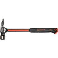 Marteau de charpente &agrave; face meul&eacute;e, 28 oz, Prise en Acier plein, 16" lo TGS INDUSTRIEL