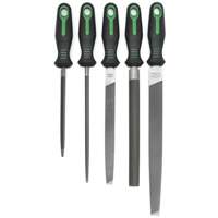 Jeu anniversaire de limes avec manches ergonomiques, 5 pi&egrave;ces TGS INDUSTRIEL
