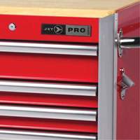 PRC7215 Armoire roulante de s&eacute;rie Pro, 15 tiroirs, 72" la x 24" p x Rouge TGS INDUSTRIEL