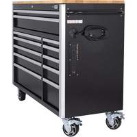 HDRC5212 Armoire mobile de s&eacute;rie HD, 12 tiroirs, 51-1/4" la x 21" p x 40-3/10" h, Noir TGS INDUSTRIEL