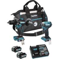 Ensemble 2 outils &agrave; moteur sans balai XGT, Lithium-ion, 40 V TGS INDUSTRIEL