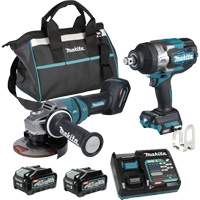 Ensemble 2 outils &agrave; moteur sans balai XGT, Lithium-ion, 40 V TGS INDUSTRIEL