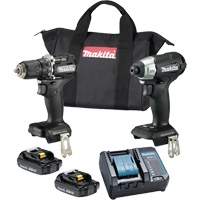 Ensemble 2 outils sous compact &agrave; moteur sans balai LXT, Lithium-ion, 18 V TGS INDUSTRIEL