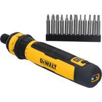 Jeu de tournevis sans fil de 14 morceaux avec commande FLEXDRIVE, 4 V, 44 lb-po/5 Nm couple max. TGS INDUSTRIEL