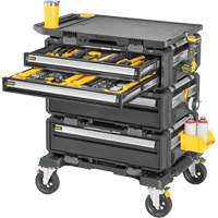 Poste de travail modulaire 5-en-1 TOUGHSYSTEM 2.0 DXL, 34" x 25-4/5" x 39", Noir/Jaune TGS INDUSTRIEL