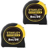FATMAX&reg; Classic Tape Measures, 1-1/4" x 26'/8 m, Imperial & Metric Graduations TGS INDUSTRIEL