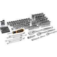Jeu d'outils manuels pour m&eacute;canicien 90T SAE/MM avec prises 1/4", 3/8” & 1/2" TGS INDUSTRIEL