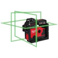 Laser vert &agrave; 3 plans sur 360° M12 avec r&eacute;cepteur et alignement automatique TGS INDUSTRIEL