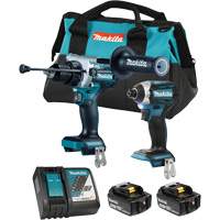 Ensemble 2 outils &agrave; moteur sans balai LXT, Lithium-ion, 18 V TGS INDUSTRIEL