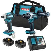 Ensemble 2 outils &agrave; moteur sans balai LXT, Lithium-ion, 18 V TGS INDUSTRIEL