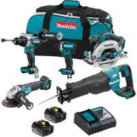 Ensemble de 5 outils sans balai 18V LXT, Lithium-ion, 18 V TGS INDUSTRIEL