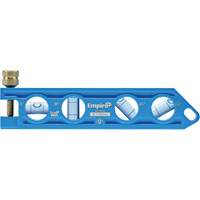 Niveau torpille moul&eacute; sous pression TRUE BLUE, 6" lo, Aluminium, 4 fioles TGS INDUSTRIEL
